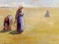 Pissarro, Camille - Three Women Cutting Grass